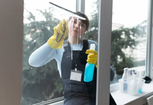 Nettoyage de vitres intérieures et extérieures à Lesgor